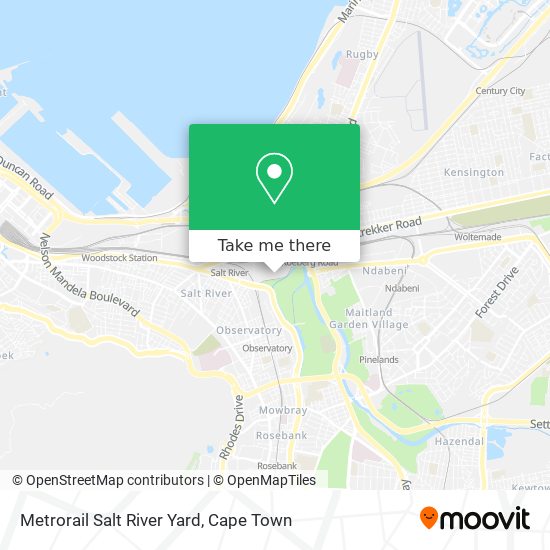Metrorail Salt River Yard map