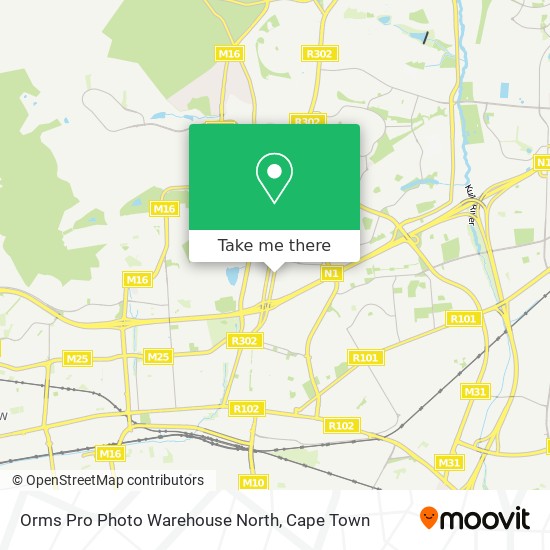 Orms Pro Photo Warehouse North map