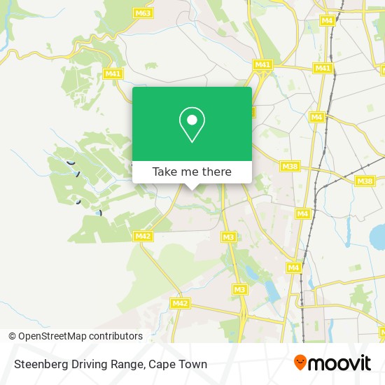 Steenberg Driving Range map