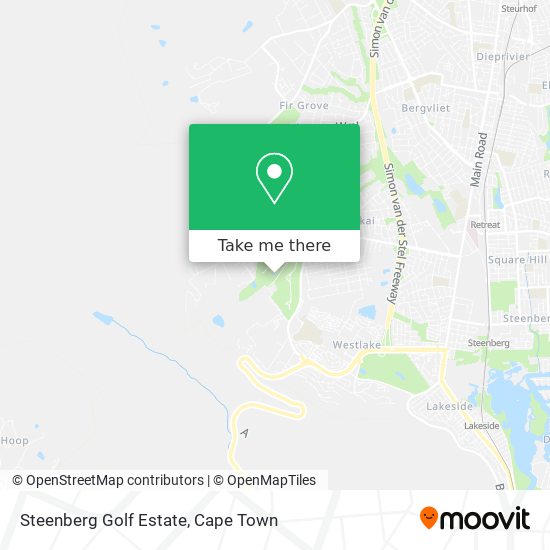 Steenberg Golf Estate map