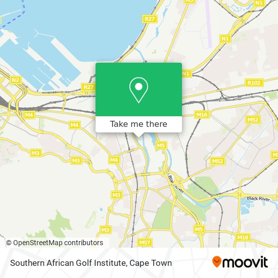 Southern African Golf Institute map