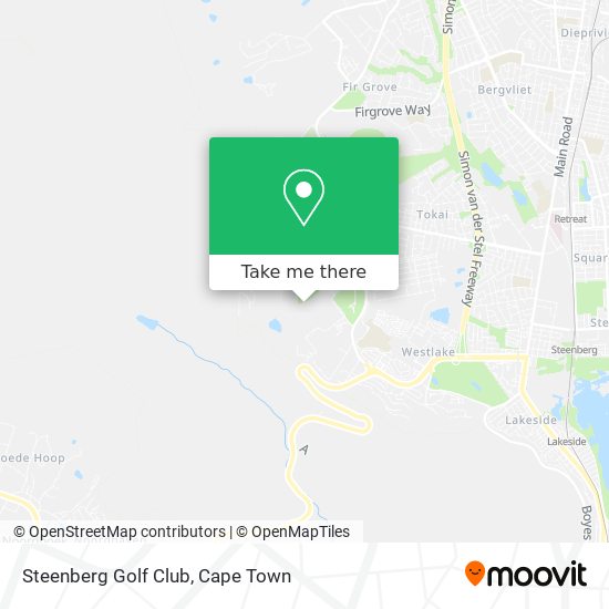 Steenberg Golf Club map