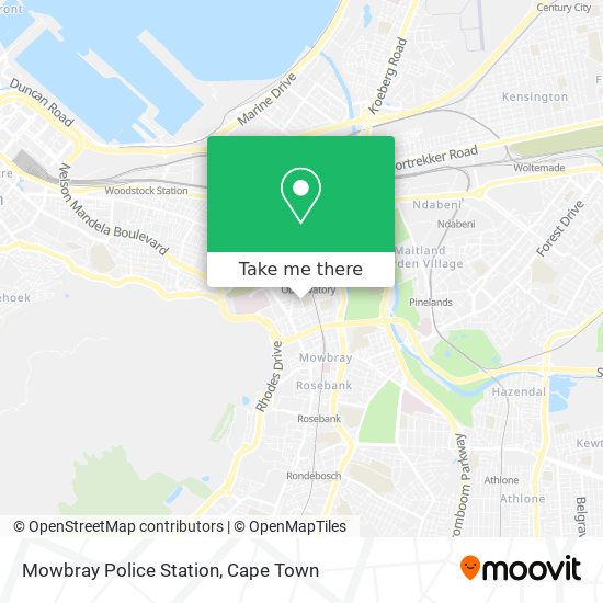 Mowbray Police Station map