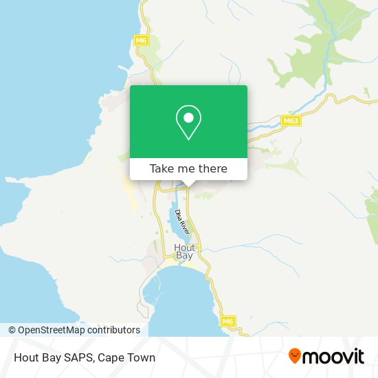 Hout Bay SAPS map