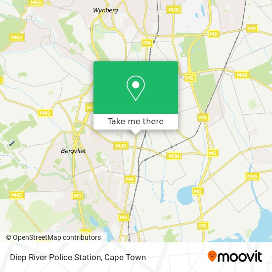 Diep River Police Station map