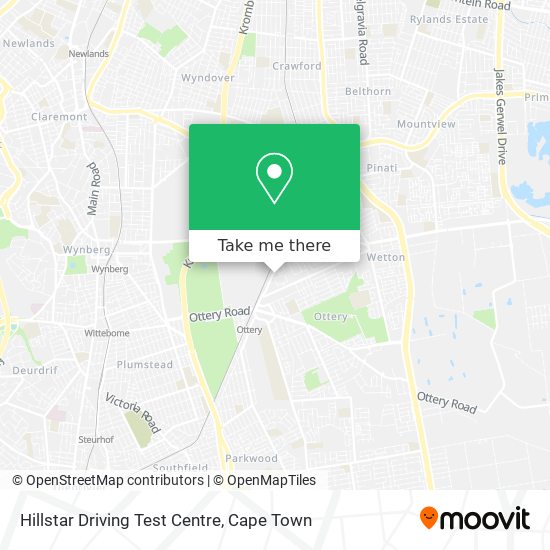 Hillstar Driving Test Centre map
