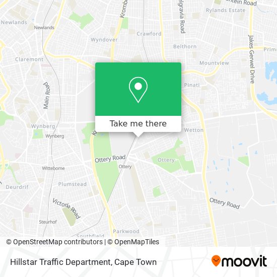 Hillstar Traffic Department map