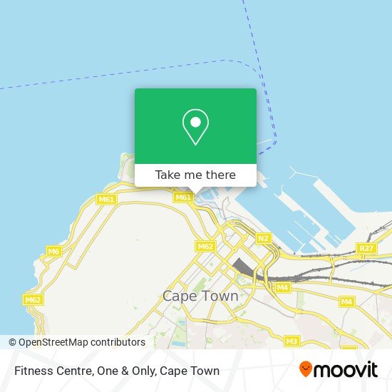 Fitness Centre, One & Only map