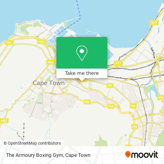 The Armoury Boxing Gym map
