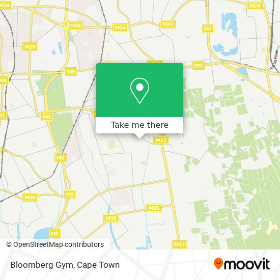 Bloomberg Gym map