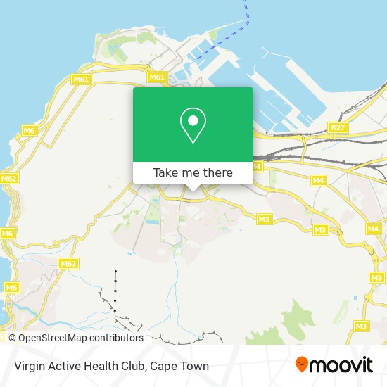 Virgin Active Health Club map