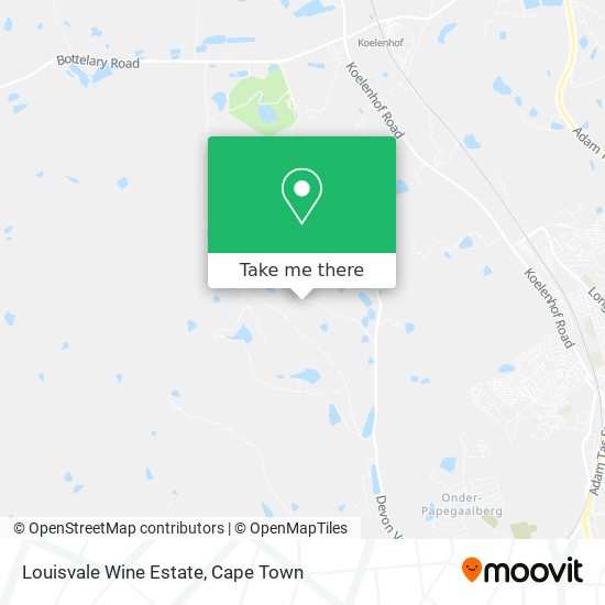 Louisvale Wine Estate map