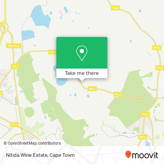Nitida Wine Estate map