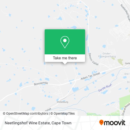 Neetlingshof Wine Estate map