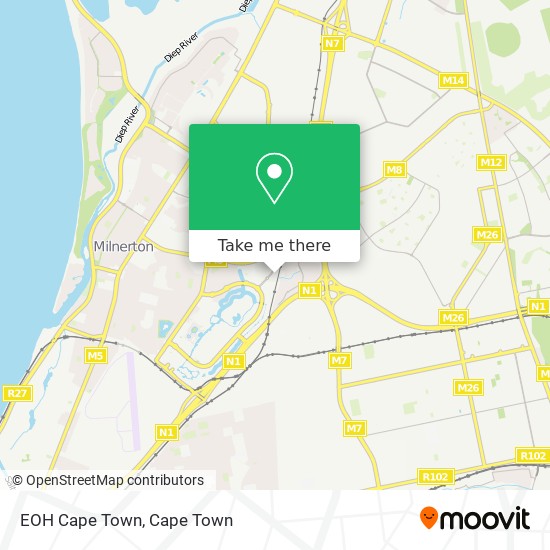 EOH Cape Town map