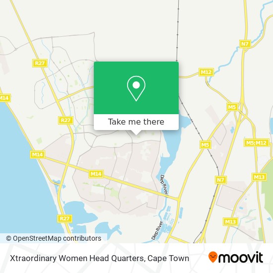 Xtraordinary Women Head Quarters map