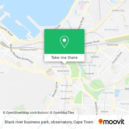 Black river business park, observatory map