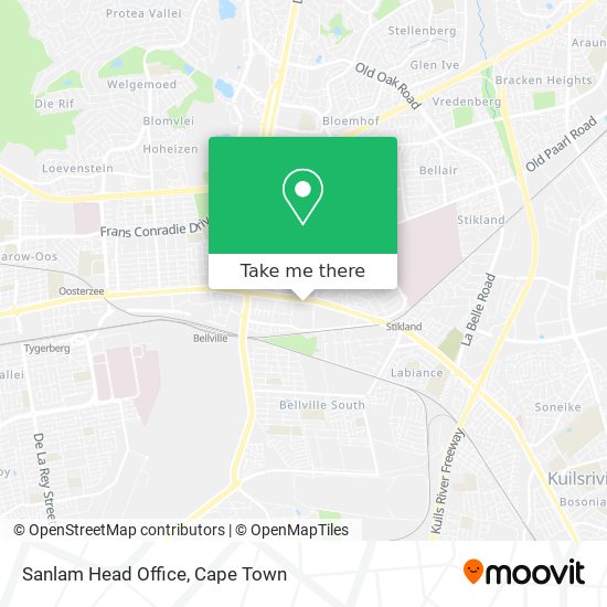 Sanlam Head Office map