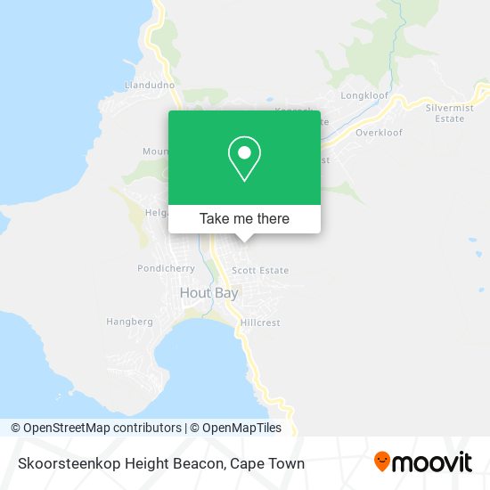 Skoorsteenkop Height Beacon map