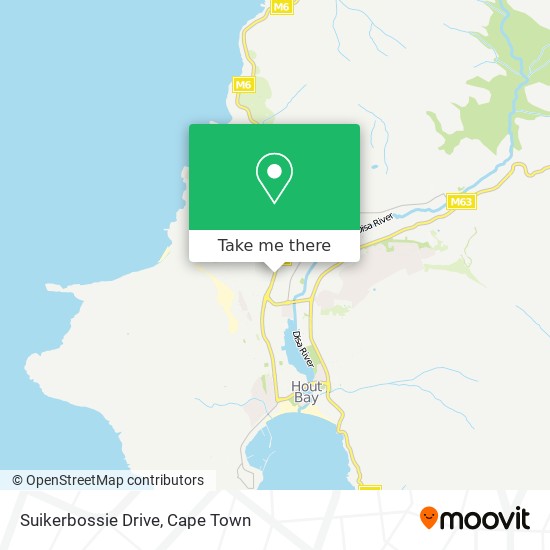 Suikerbossie Drive map