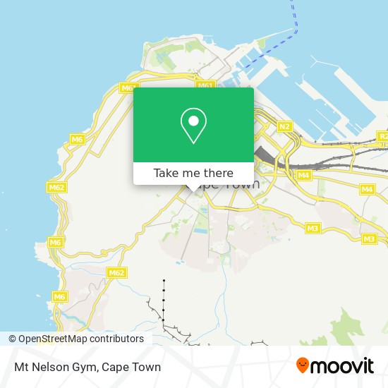 Mt Nelson Gym map