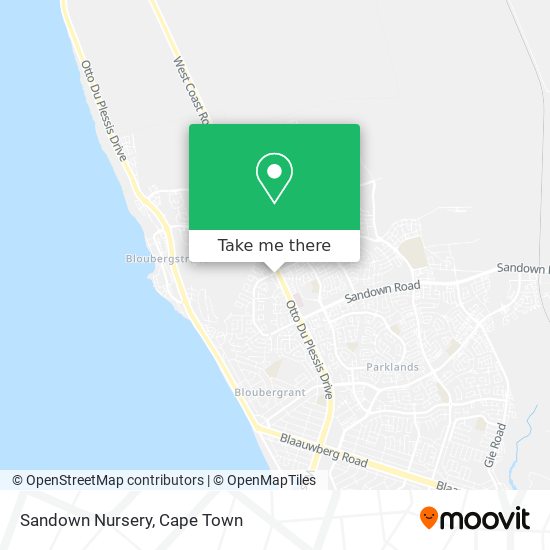 Sandown Nursery map