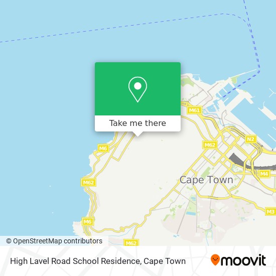 High Lavel Road School Residence map