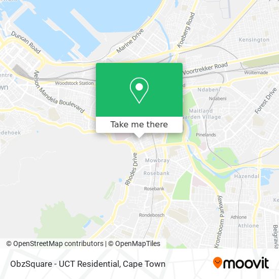 ObzSquare - UCT Residential map