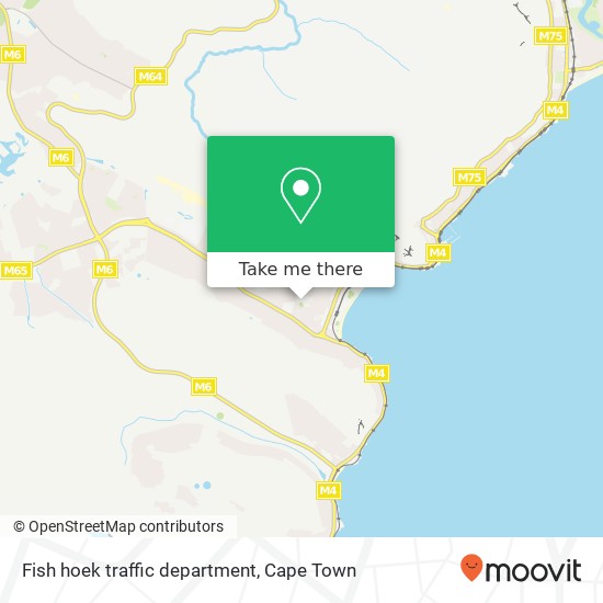 Fish hoek traffic department map