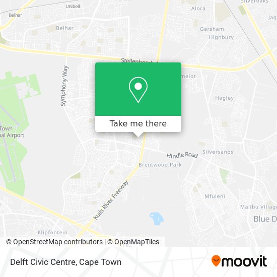 Delft Cape Town Map How To Get To Delft Civic Centre In Kuils River By Bus Or Train?