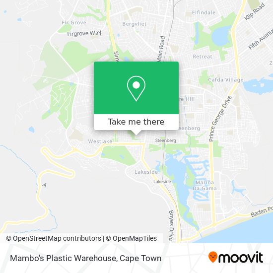 Mambo's Plastic Warehouse map