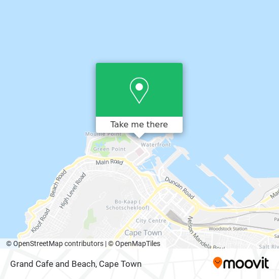 Grand Cafe and Beach map