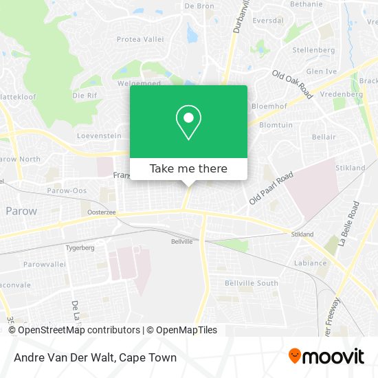 Andre Van Der Walt map