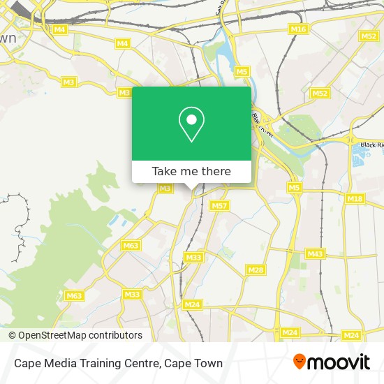 Cape Media Training Centre map