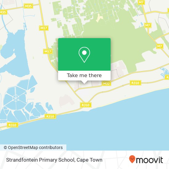 Strandfontein Primary School map