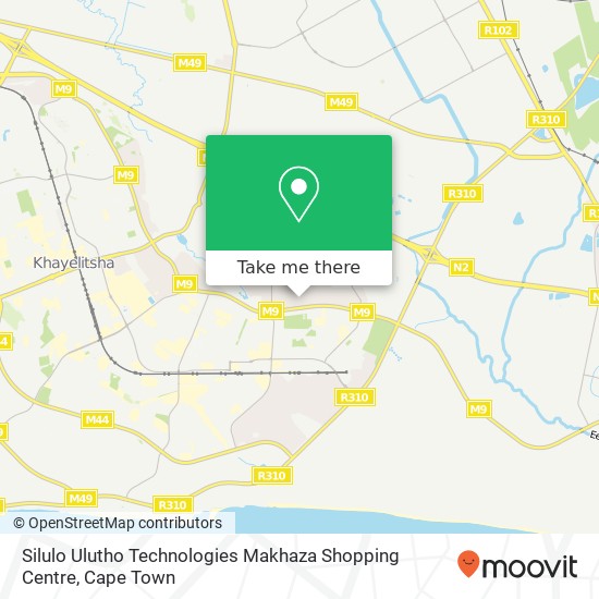 Silulo Ulutho Technologies Makhaza Shopping Centre map