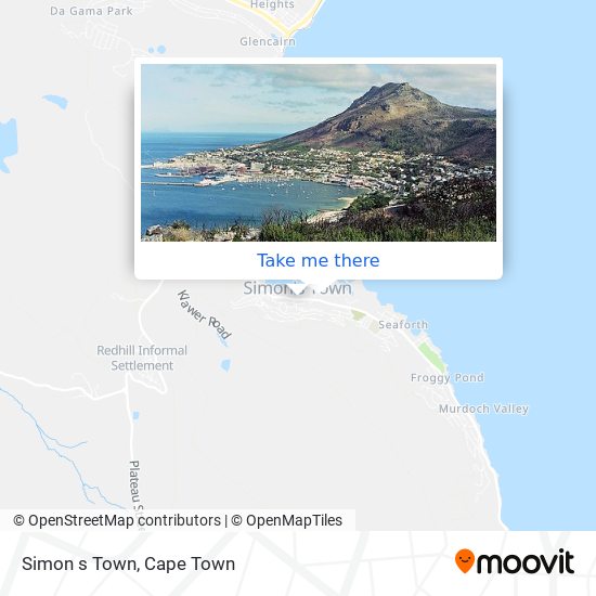 Simon s Town map