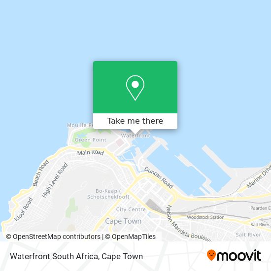 Waterfront South Africa map