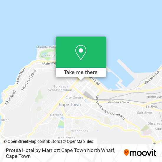 Protea Hotel by Marriott Cape Town North Wharf map
