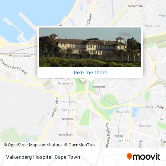 Valkenberg Hospital map