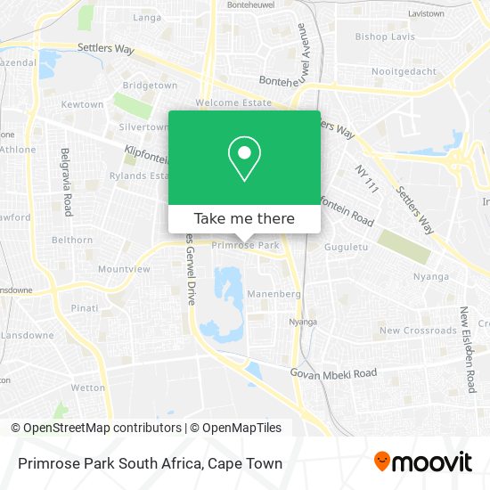 Primrose Park South Africa map