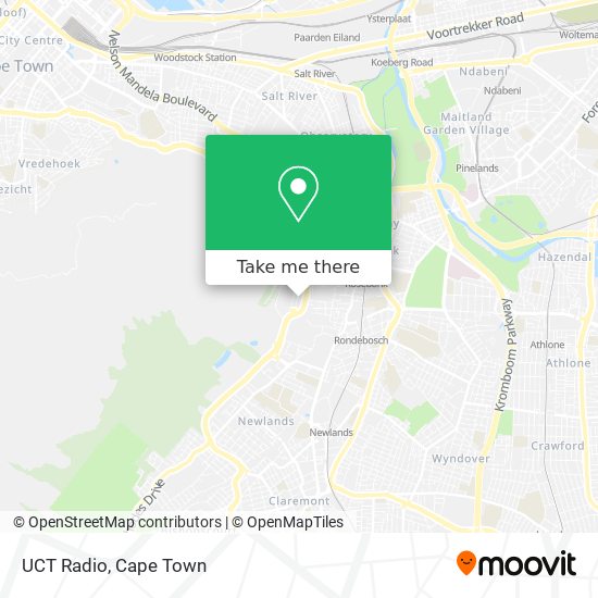 UCT Radio map