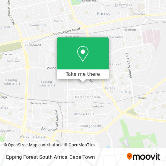 Epping Forest South Africa map