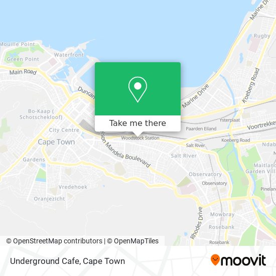 Underground Cafe map