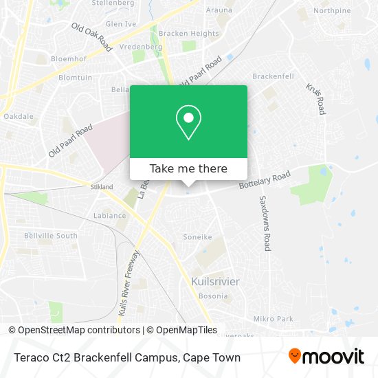 Teraco Ct2 Brackenfell Campus map