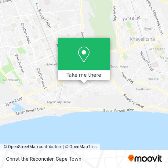 Christ the Reconciler map