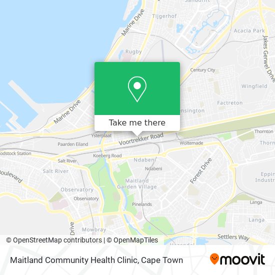 Maitland Community Health Clinic map