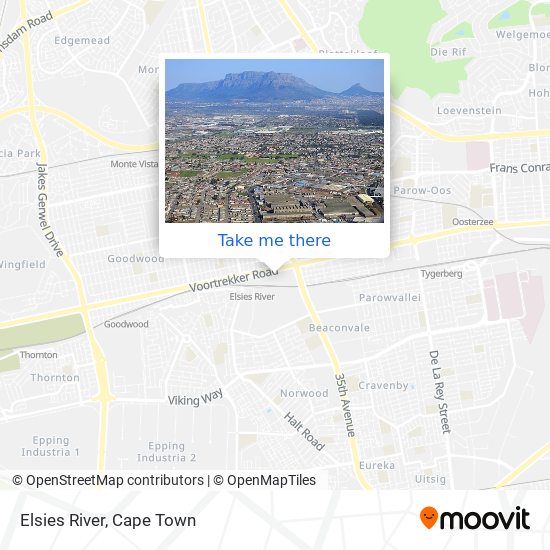 Elsies River map