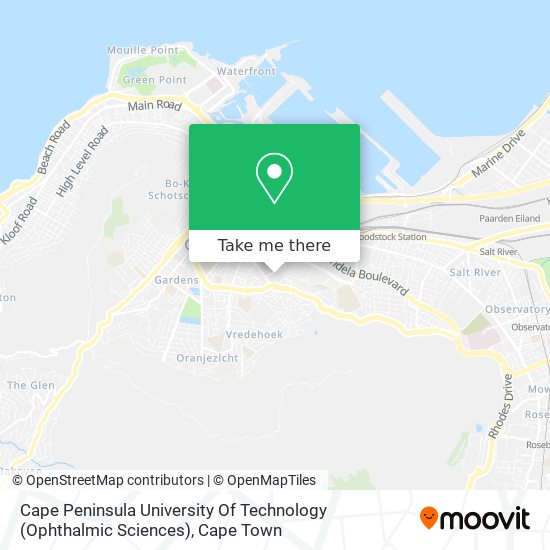 Cape Peninsula University Of Technology (Ophthalmic Sciences) map