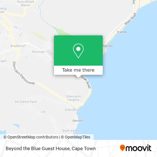 Beyond the Blue Guest House map